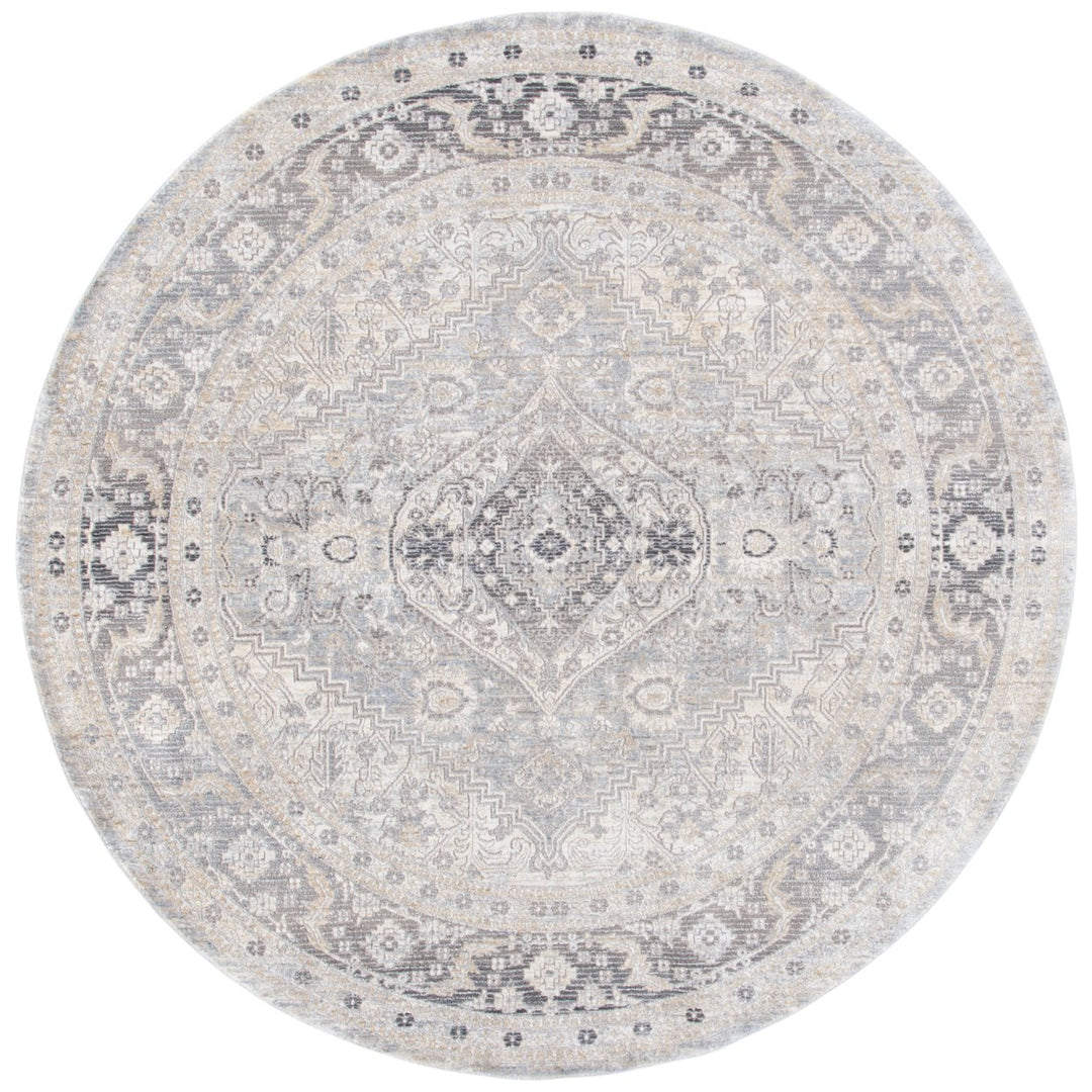 SAFAVIEH Dream Collection DRM411F Grey / Ivory Rug Image 1