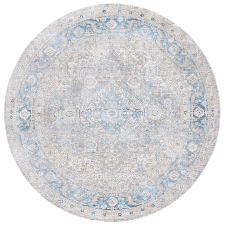 SAFAVIEH Dream Collection DRM411H Grey / Blue Rug Image 4