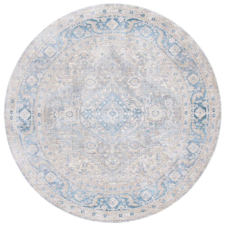 SAFAVIEH Dream Collection DRM411H Grey / Blue Rug Image 1