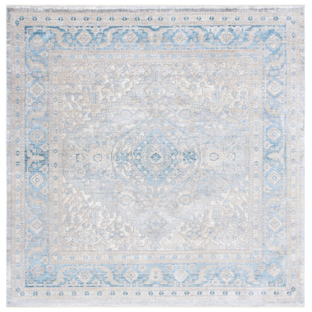 SAFAVIEH Dream Collection DRM411H Grey / Blue Rug Image 6