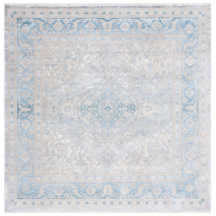 SAFAVIEH Dream Collection DRM411H Grey / Blue Rug Image 6