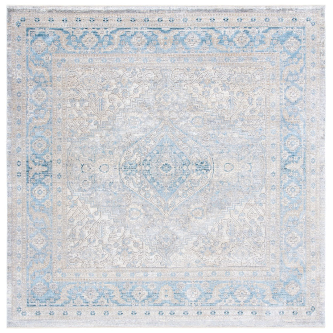 SAFAVIEH Dream Collection DRM411H Grey / Blue Rug Image 1