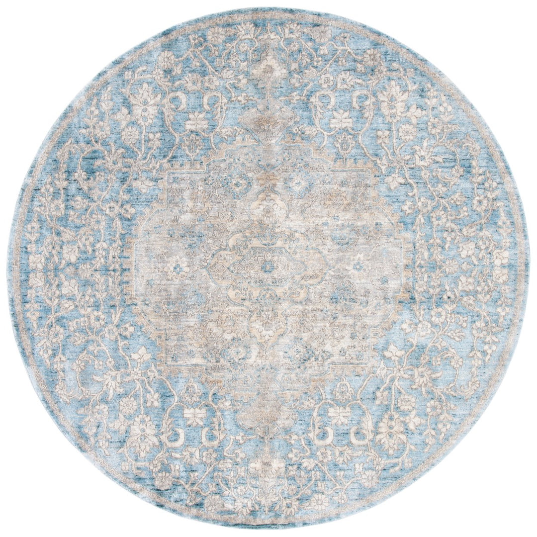 SAFAVIEH Dream Collection DRM412M Blue / Grey Rug Image 1