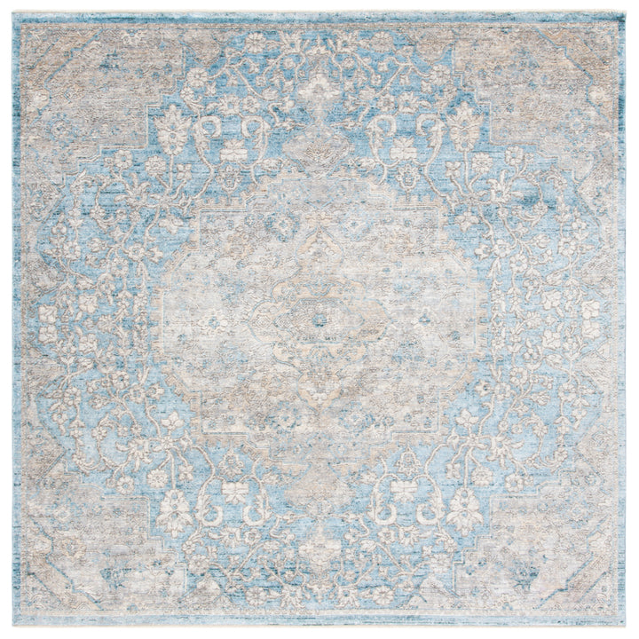 SAFAVIEH Dream Collection DRM412M Blue / Grey Rug Image 6