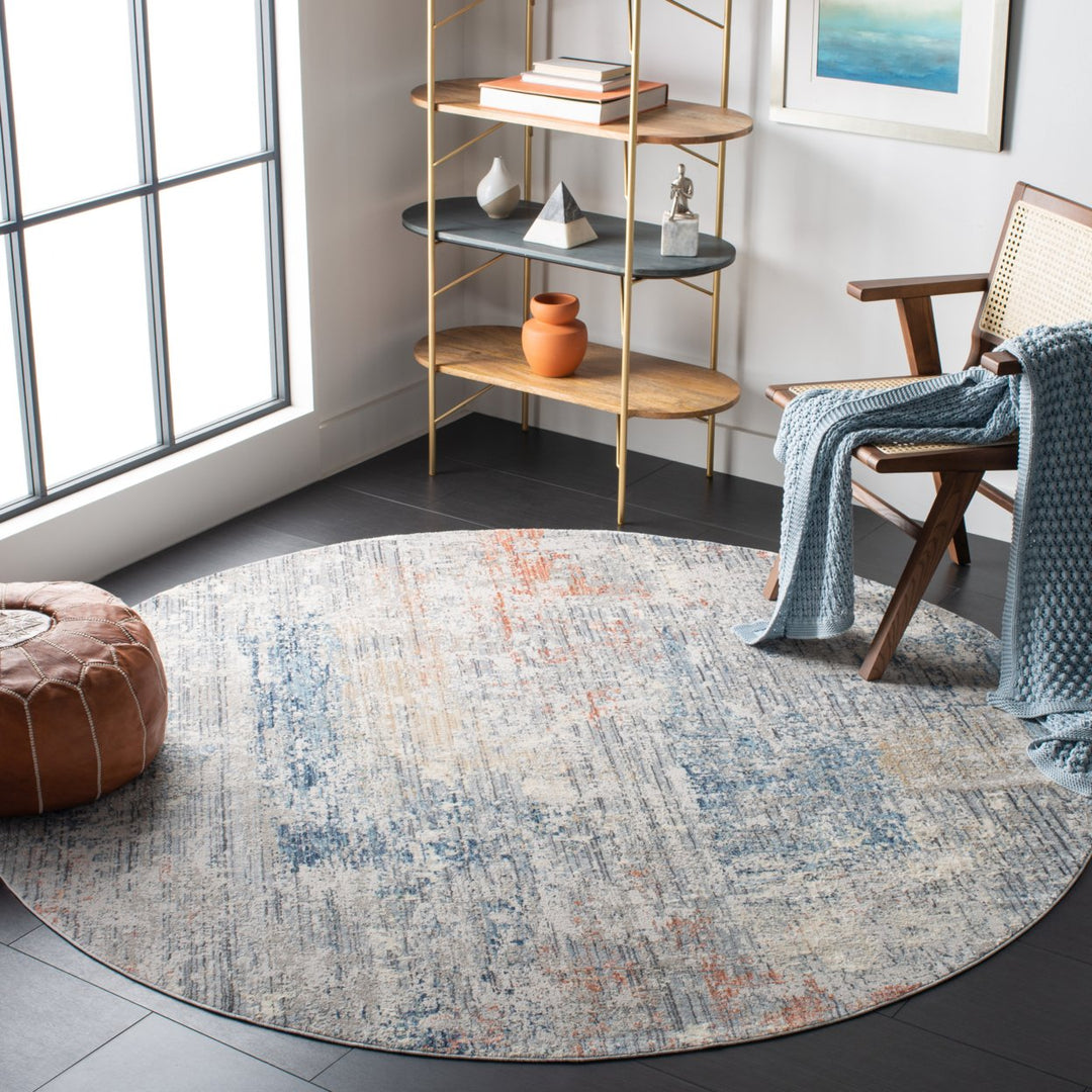 SAFAVIEH Dream Collection DRM428F Grey / Blue Rug Image 2