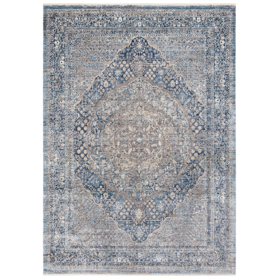 SAFAVIEH Dream DRM489J Grey / Turquoise Rug Image 1