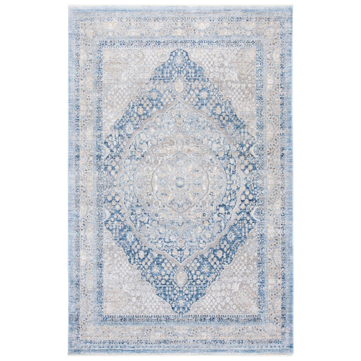 SAFAVIEH Dream Collection DRM489N Navy / Grey Rug Image 1