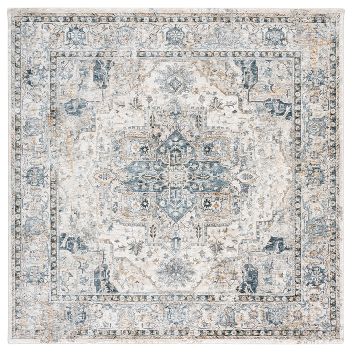 SAFAVIEH Dream Collection DRM723A Ivory / Navy Rug Image 6