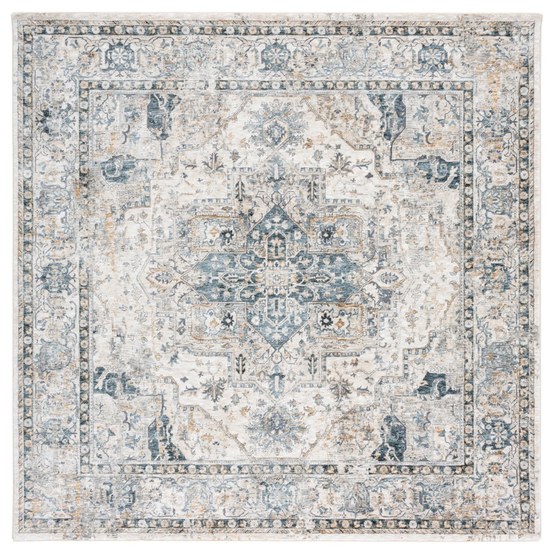 SAFAVIEH Dream Collection DRM723A Ivory / Navy Rug Image 1