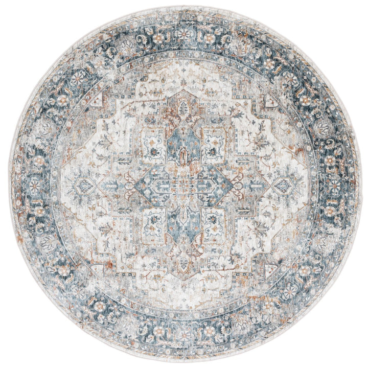 SAFAVIEH Dream DRM723B Ivory / Light Blue Rug Image 1