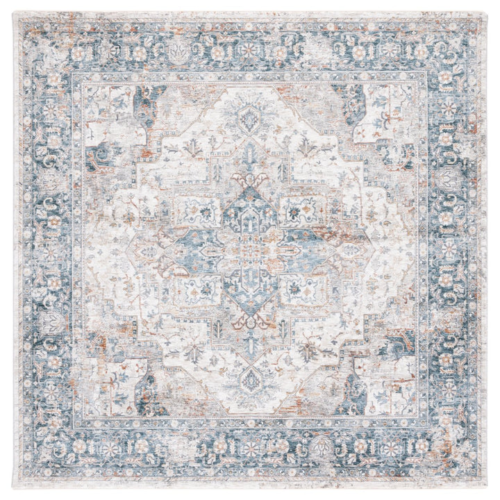 SAFAVIEH Dream DRM723B Ivory / Light Blue Rug Image 1