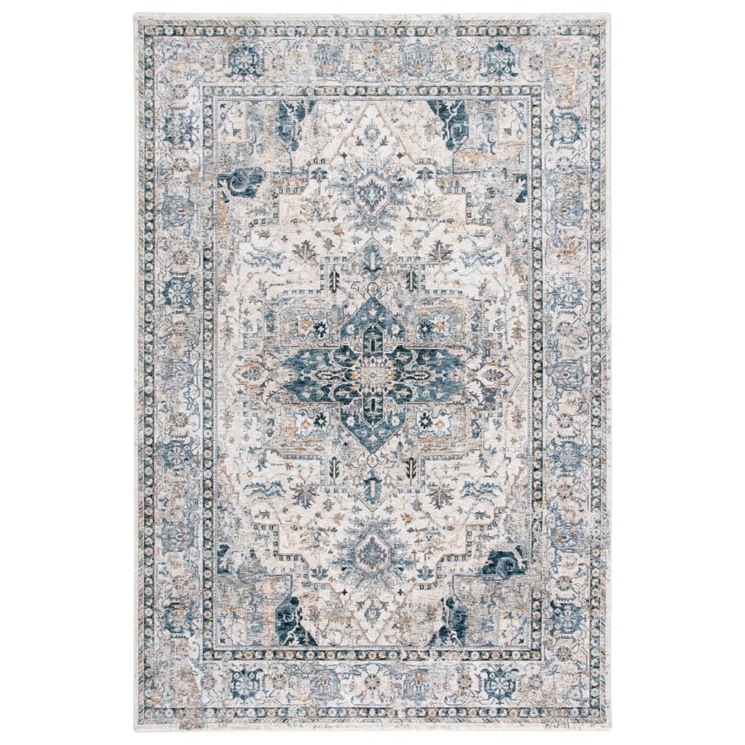 SAFAVIEH Dream Collection DRM723A Ivory / Navy Rug Image 1