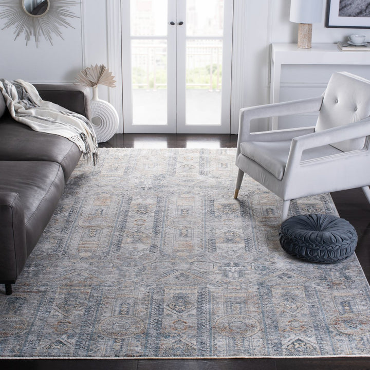 SAFAVIEH Dream Collection DRM731F Grey / Gold Rug Image 1