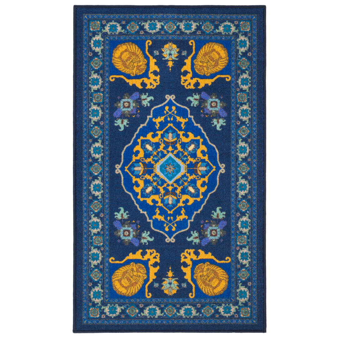 SAFAVIEH Disney Rugs DSN528N Purple / Gold Rug Image 1