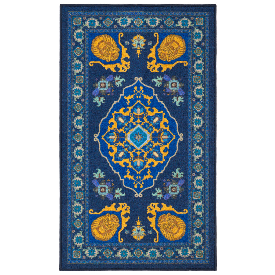 SAFAVIEH Disney Rugs DSN528N Purple / Gold Rug Image 1