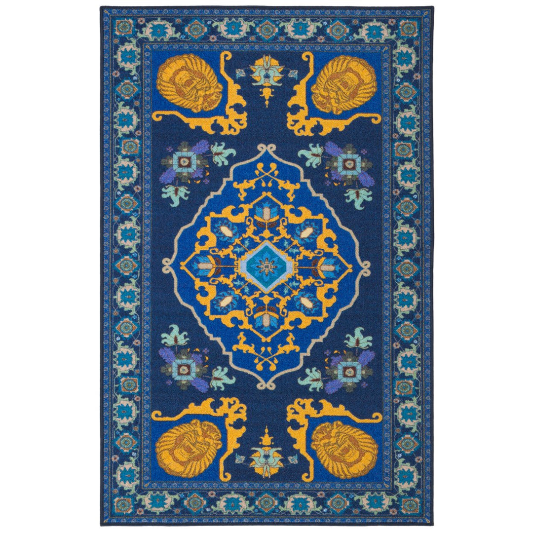 SAFAVIEH Disney Rugs DSN528N Purple / Gold Rug Image 5