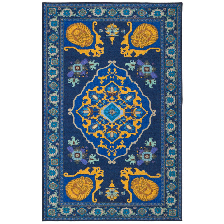 SAFAVIEH Disney Rugs DSN528N Purple / Gold Rug Image 5