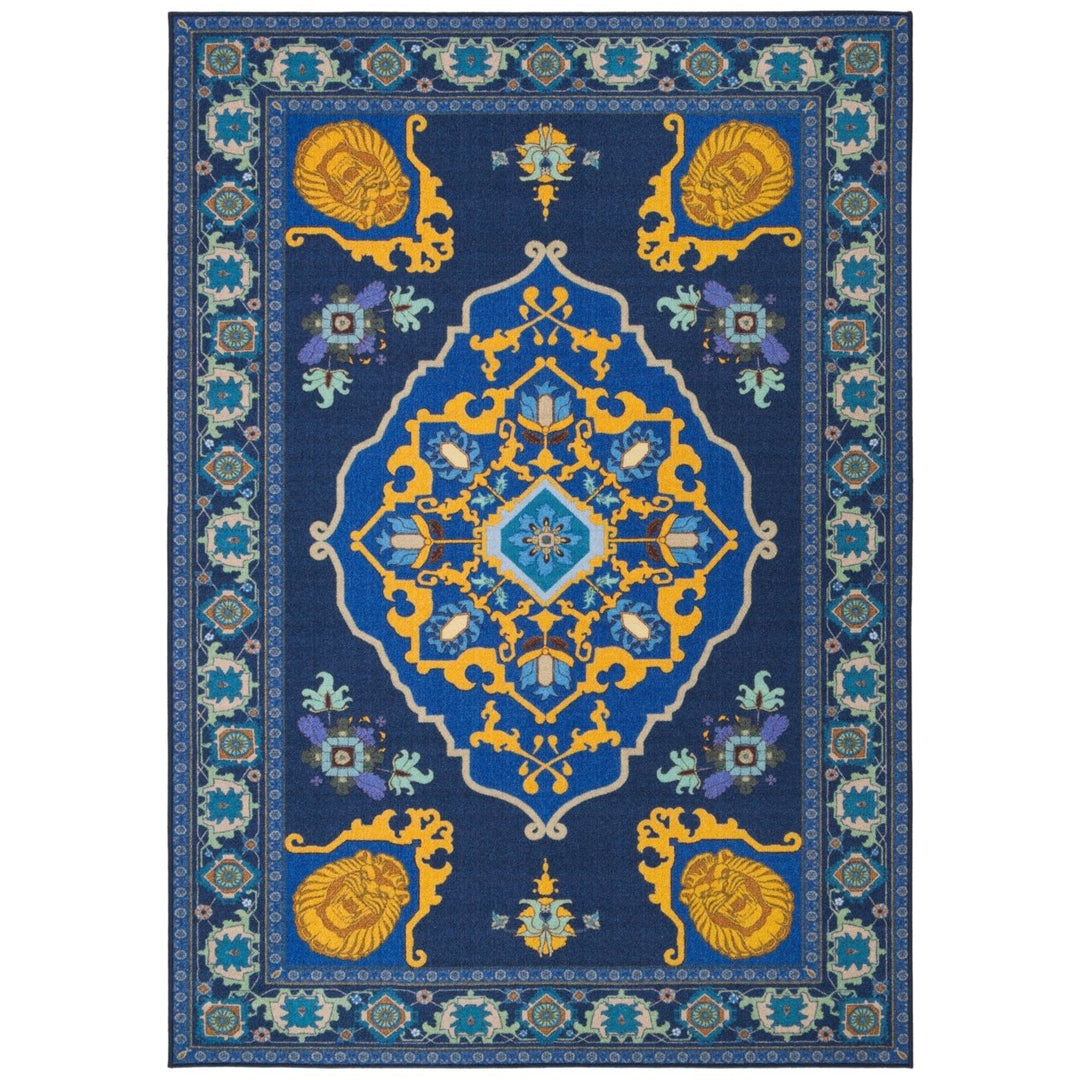 SAFAVIEH Disney Rugs DSN528N Purple / Gold Rug Image 6