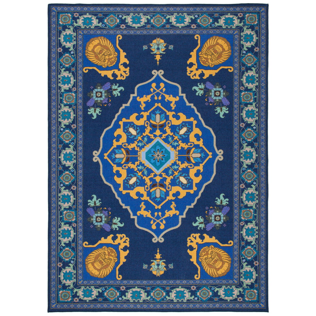 SAFAVIEH Disney Rugs DSN528N Purple / Gold Rug Image 1