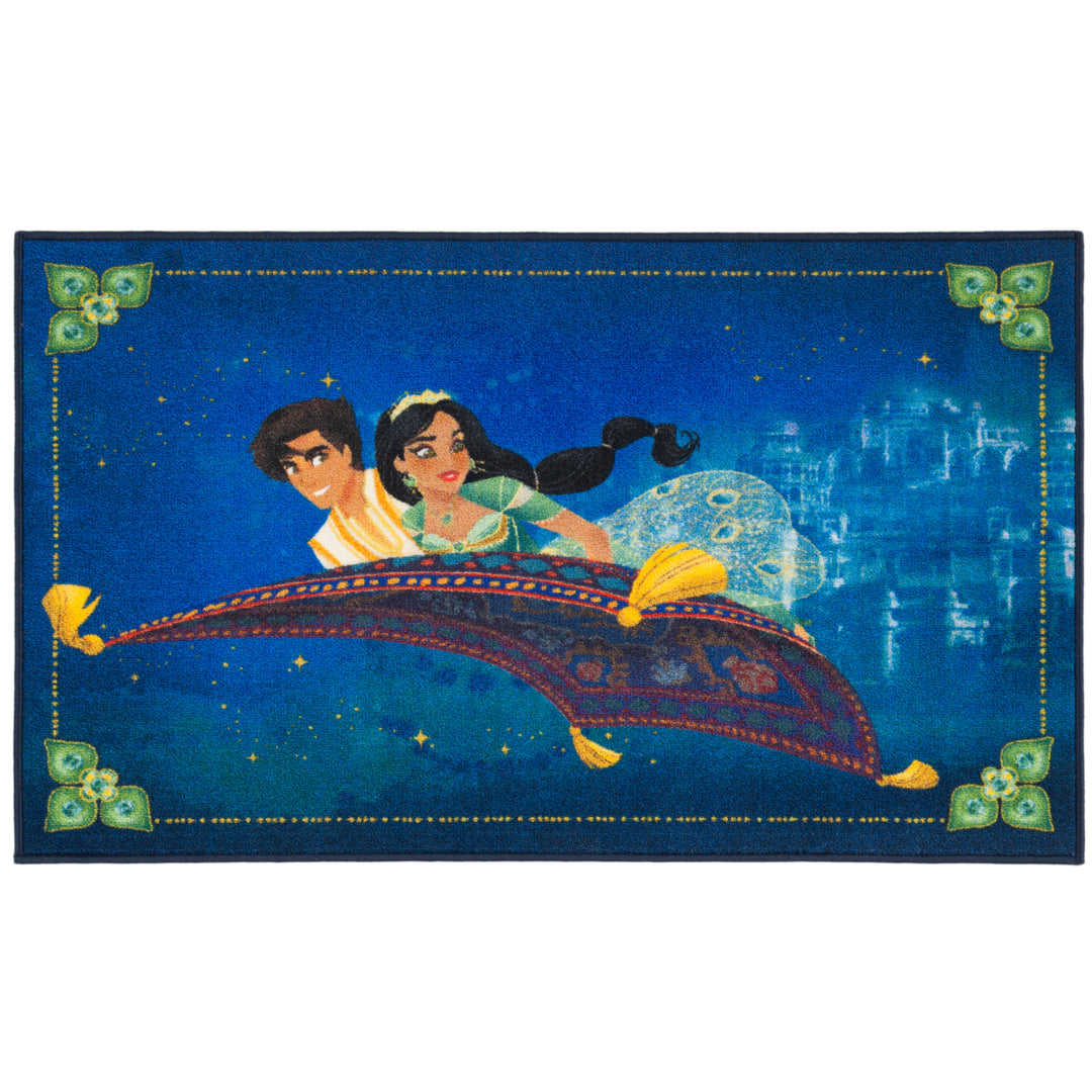 SAFAVIEH Disney Rugs DSN536M Blue / Green Rug Image 1