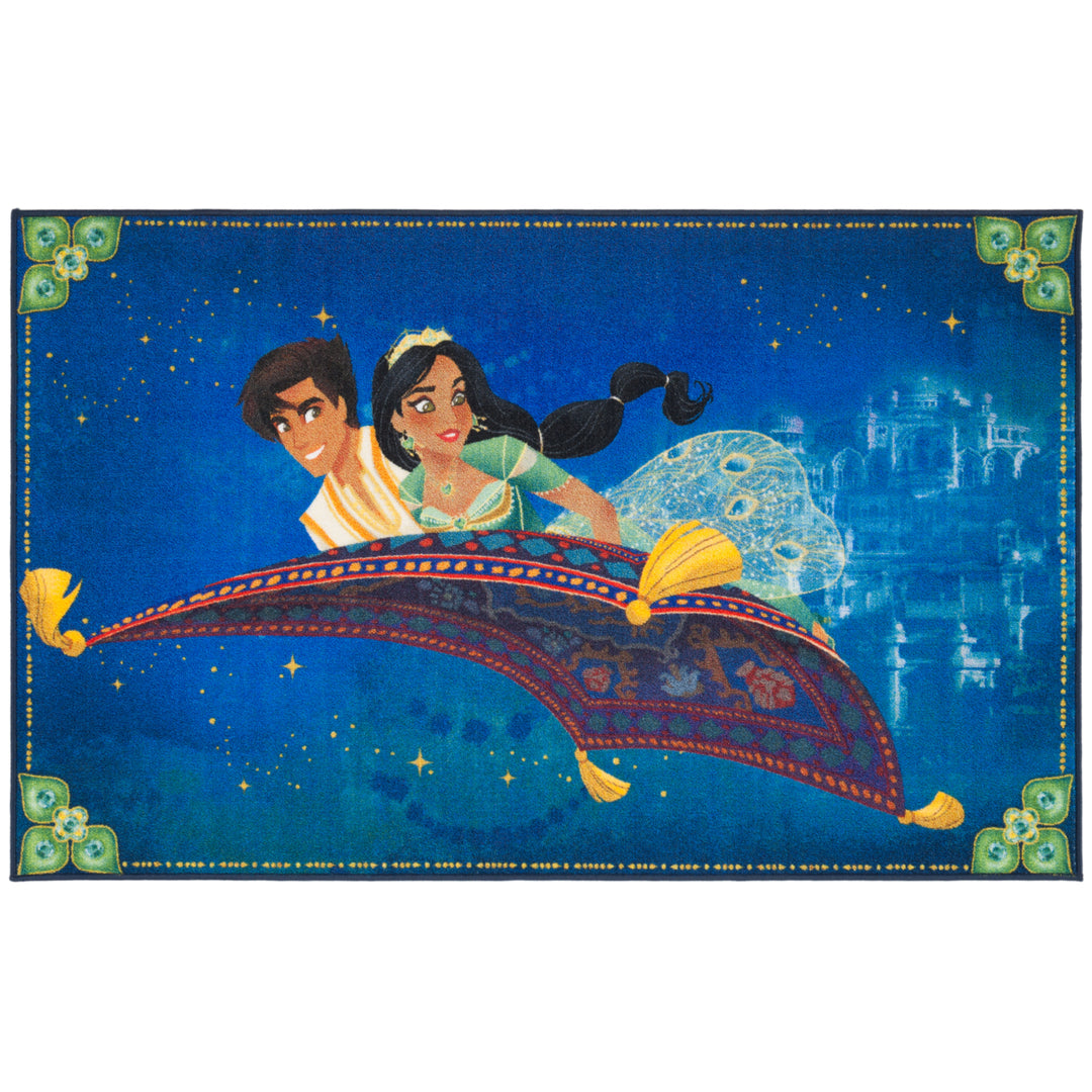 SAFAVIEH Disney Rugs DSN536M Blue / Green Rug Image 5