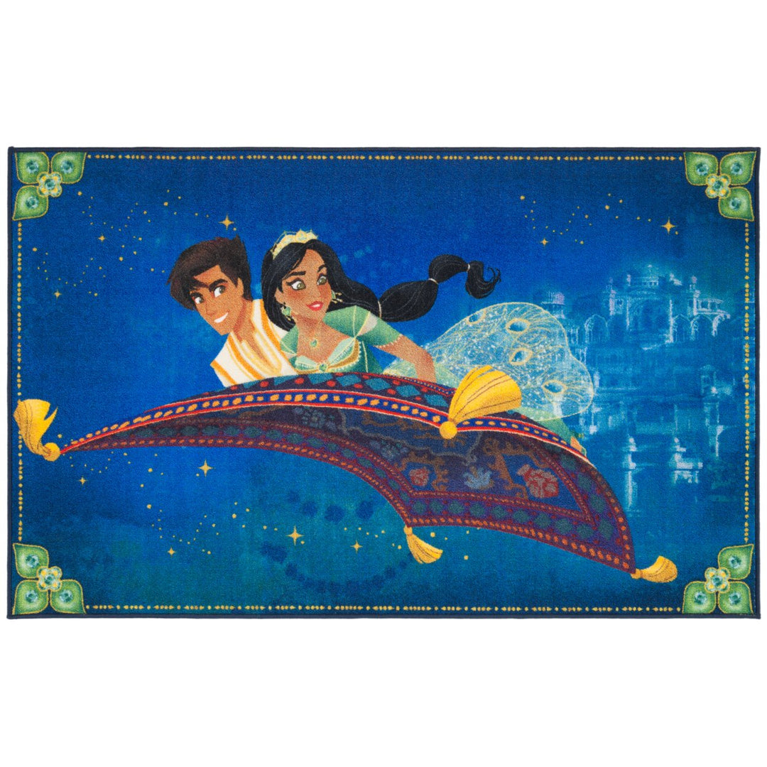 SAFAVIEH Disney Rugs DSN536M Blue / Green Rug Image 1