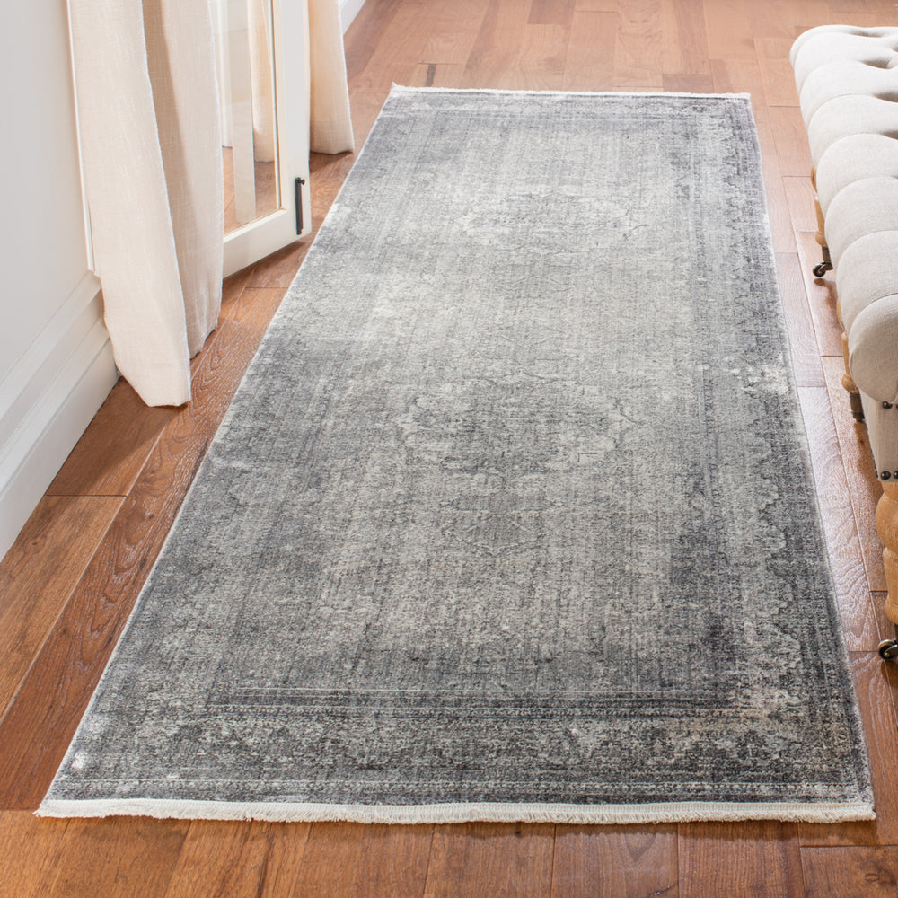 SAFAVIEH Eclipse Collection ECL134A Ivory / Charcoal Rug Image 2