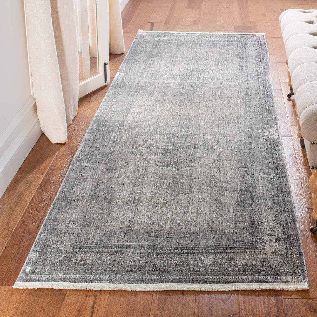 SAFAVIEH Eclipse Collection ECL134A Ivory / Charcoal Rug Image 2