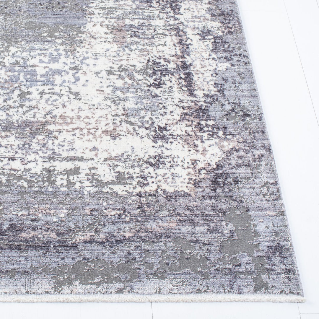 SAFAVIEH Eclipse Collection ECL155H Charcoal / Grey Rug Image 3