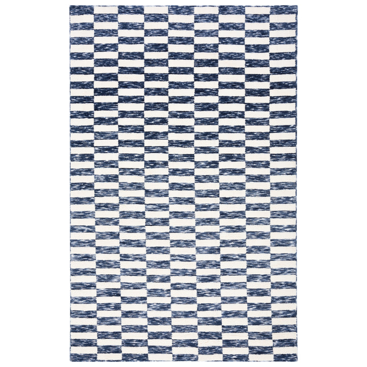 SAFAVIEH Easy Care ECR109N Navy / Ivory Rug Image 1