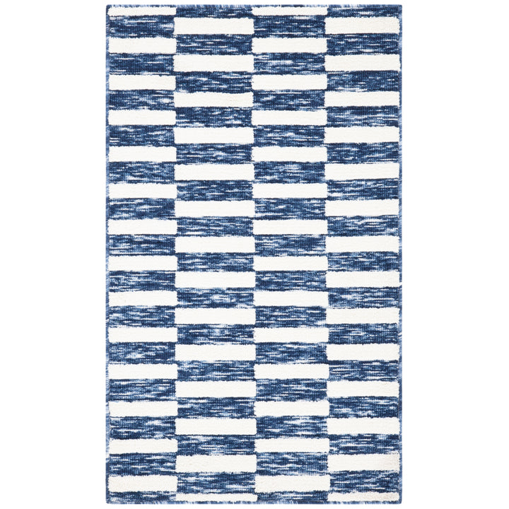 SAFAVIEH Easy Care ECR109N Navy / Ivory Rug Image 3