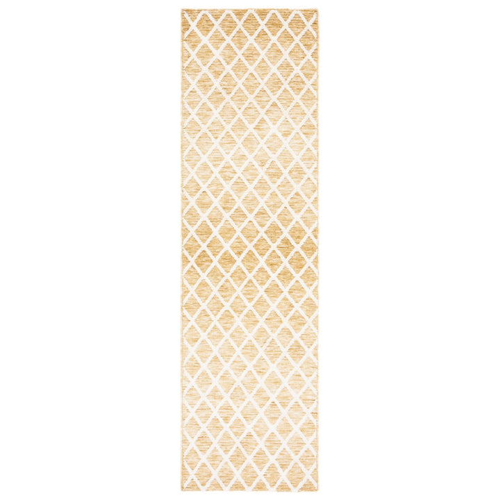 SAFAVIEH Easy Care ECR113D Gold / Ivory Rug Image 1