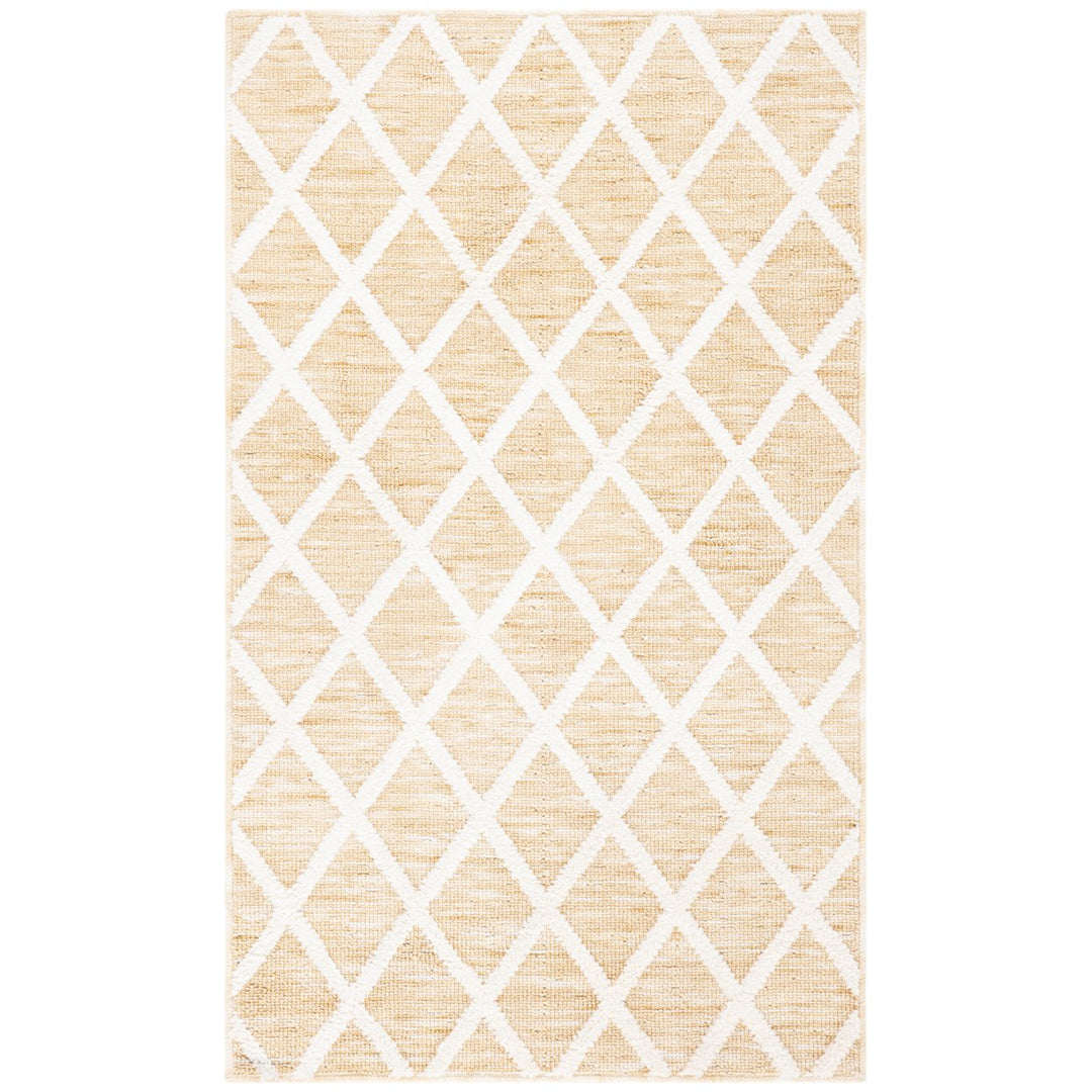 SAFAVIEH Easy Care ECR113D Gold / Ivory Rug Image 1