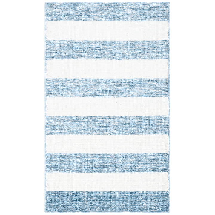 SAFAVIEH Easy Care ECR115L Light Blue / Ivory Rug Image 7