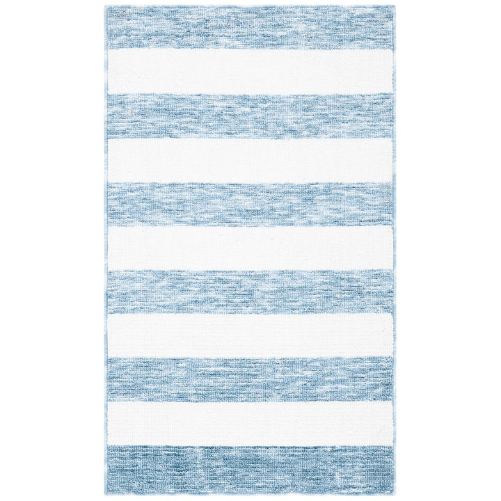 SAFAVIEH Easy Care ECR115L Light Blue / Ivory Rug Image 1