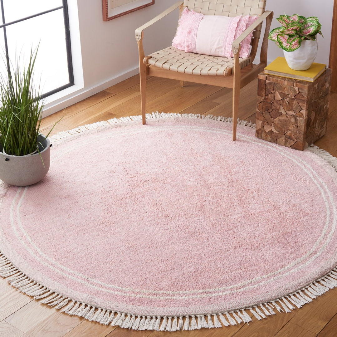 SAFAVIEH Easy Care ECR211U Pink / Ivory Rug Image 2