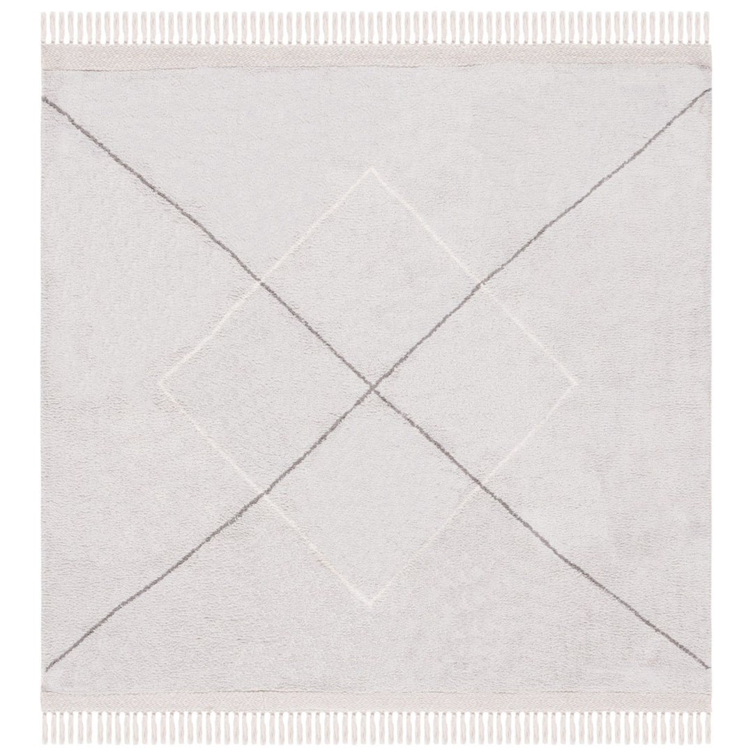 SAFAVIEH Easy Care ECR210F Grey / Ivory Rug Image 1