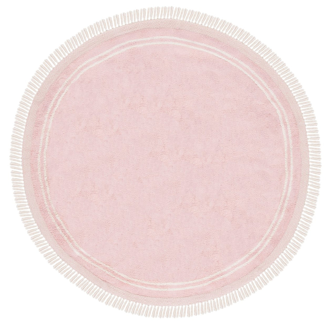 SAFAVIEH Easy Care ECR211U Pink / Ivory Rug Image 1