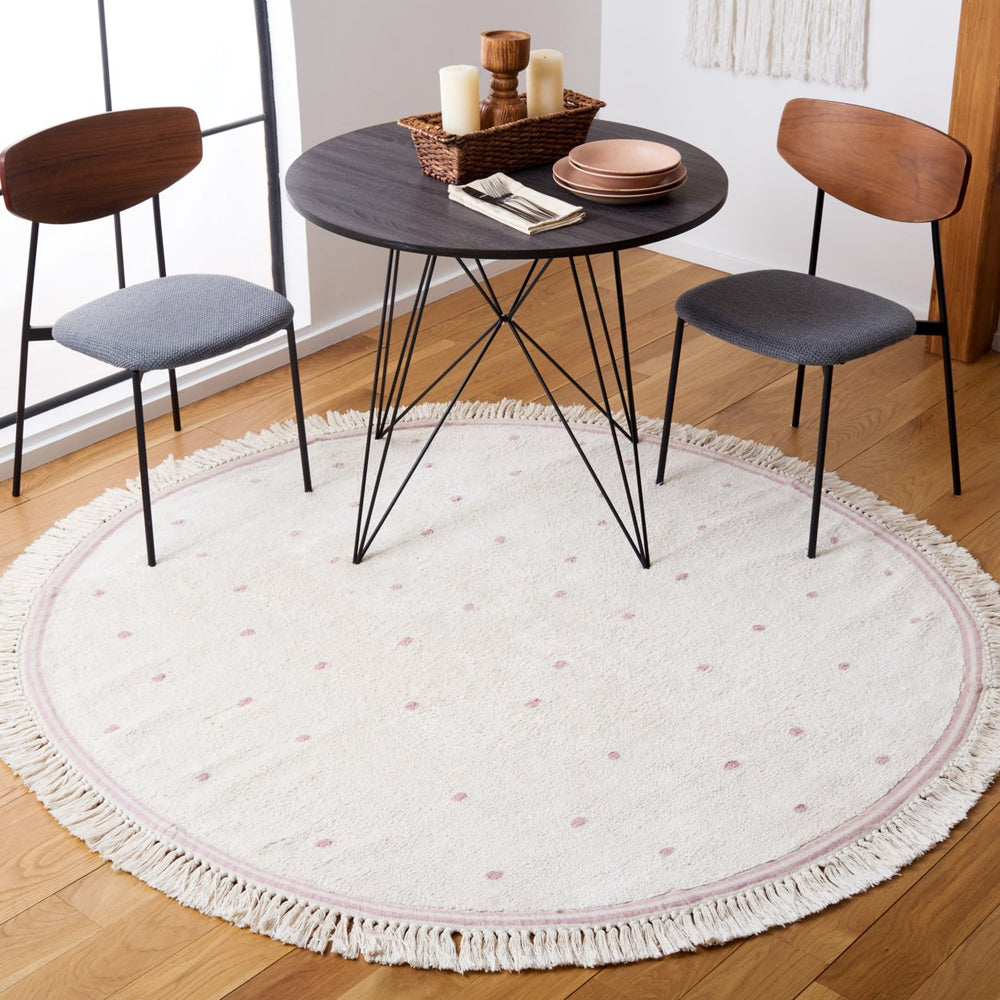 SAFAVIEH Easy Care ECR212U Ivory / Pink Rug Image 2