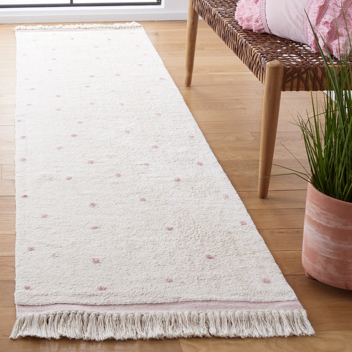 SAFAVIEH Easy Care ECR212U Ivory / Pink Rug Image 3