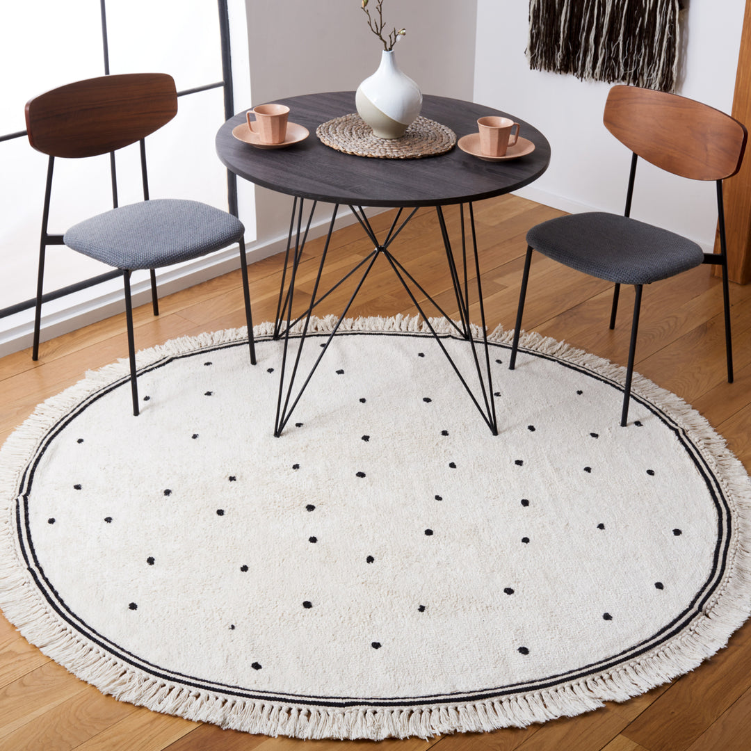 SAFAVIEH Easy Care ECR212Z Ivory / Black Rug Image 2