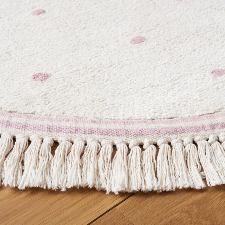 SAFAVIEH Easy Care ECR212U Ivory / Pink Rug Image 6