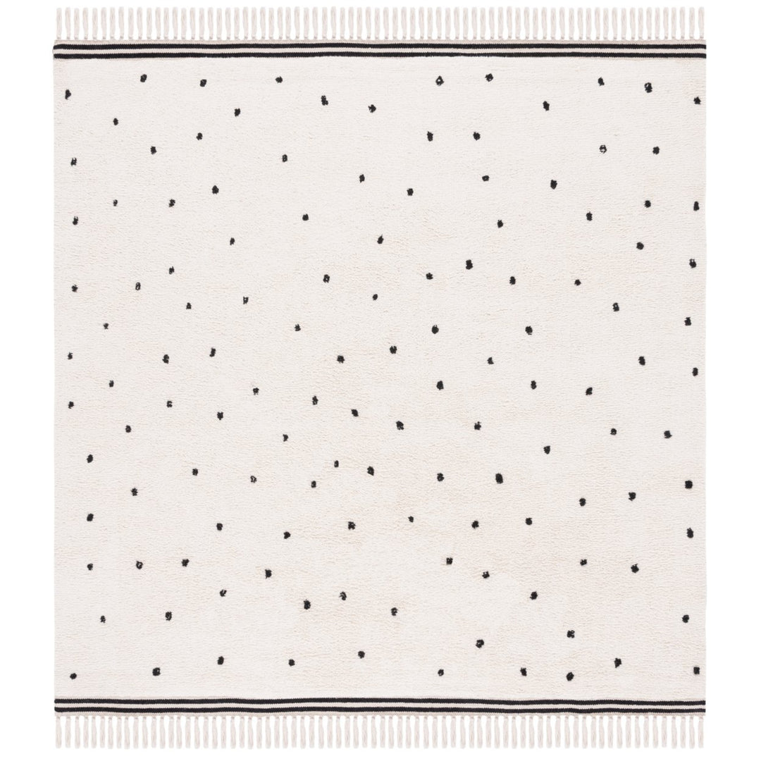 SAFAVIEH Easy Care ECR212Z Ivory / Black Rug Image 1