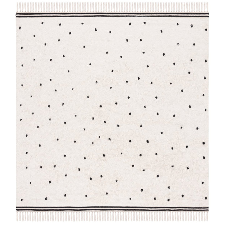 SAFAVIEH Easy Care ECR212Z Ivory / Black Rug Image 1