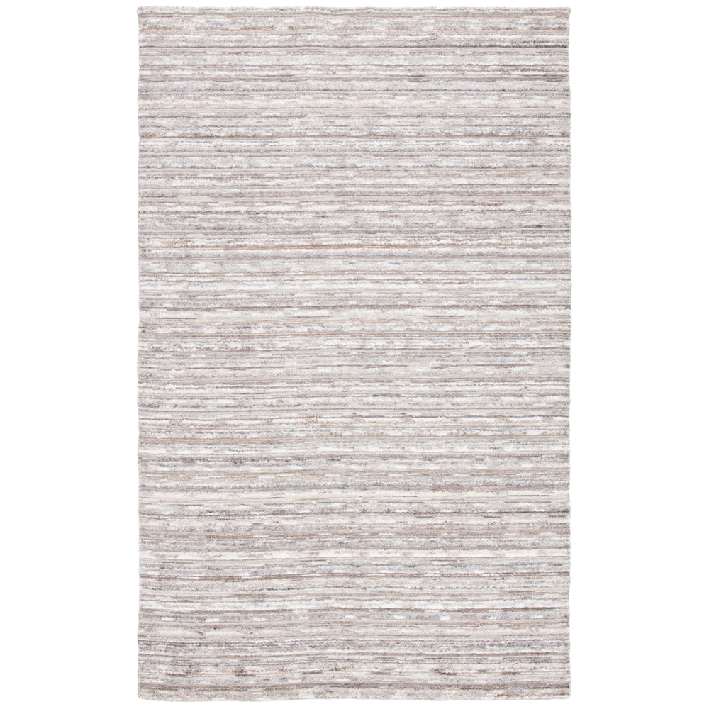 SAFAVIEH Elements Collection ELM201B Handmade Beige Rug Image 2