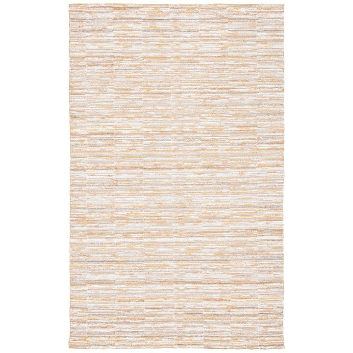 SAFAVIEH Elements Collection ELM202D Handmade Gold Rug Image 1