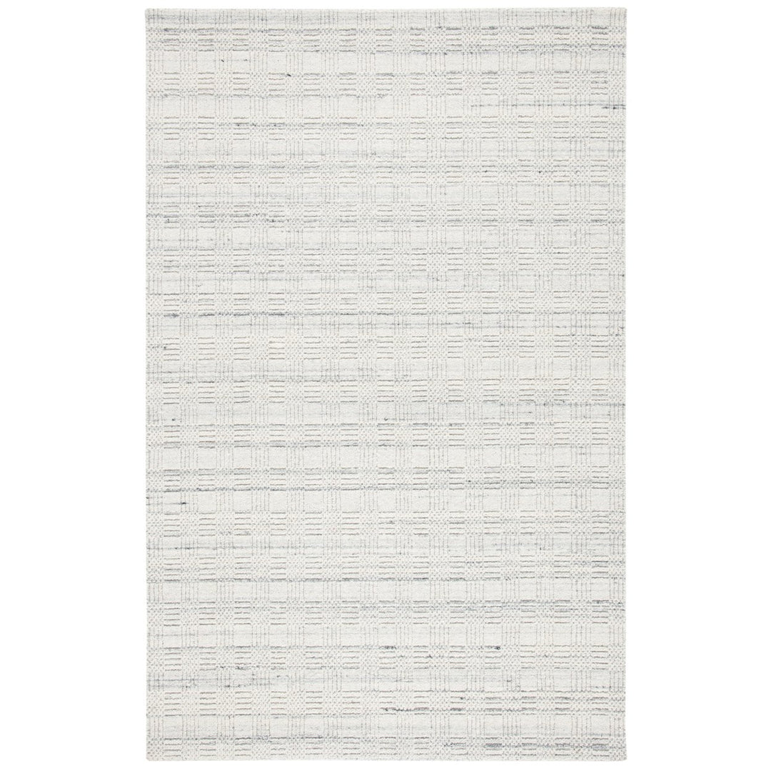 SAFAVIEH Elements ELM301A Handmade Ivory / Grey Rug Image 1