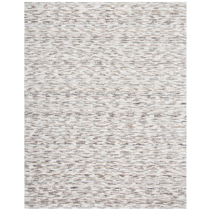 SAFAVIEH Elements ELM202T Handmade Brown / Light Grey Rug Image 6