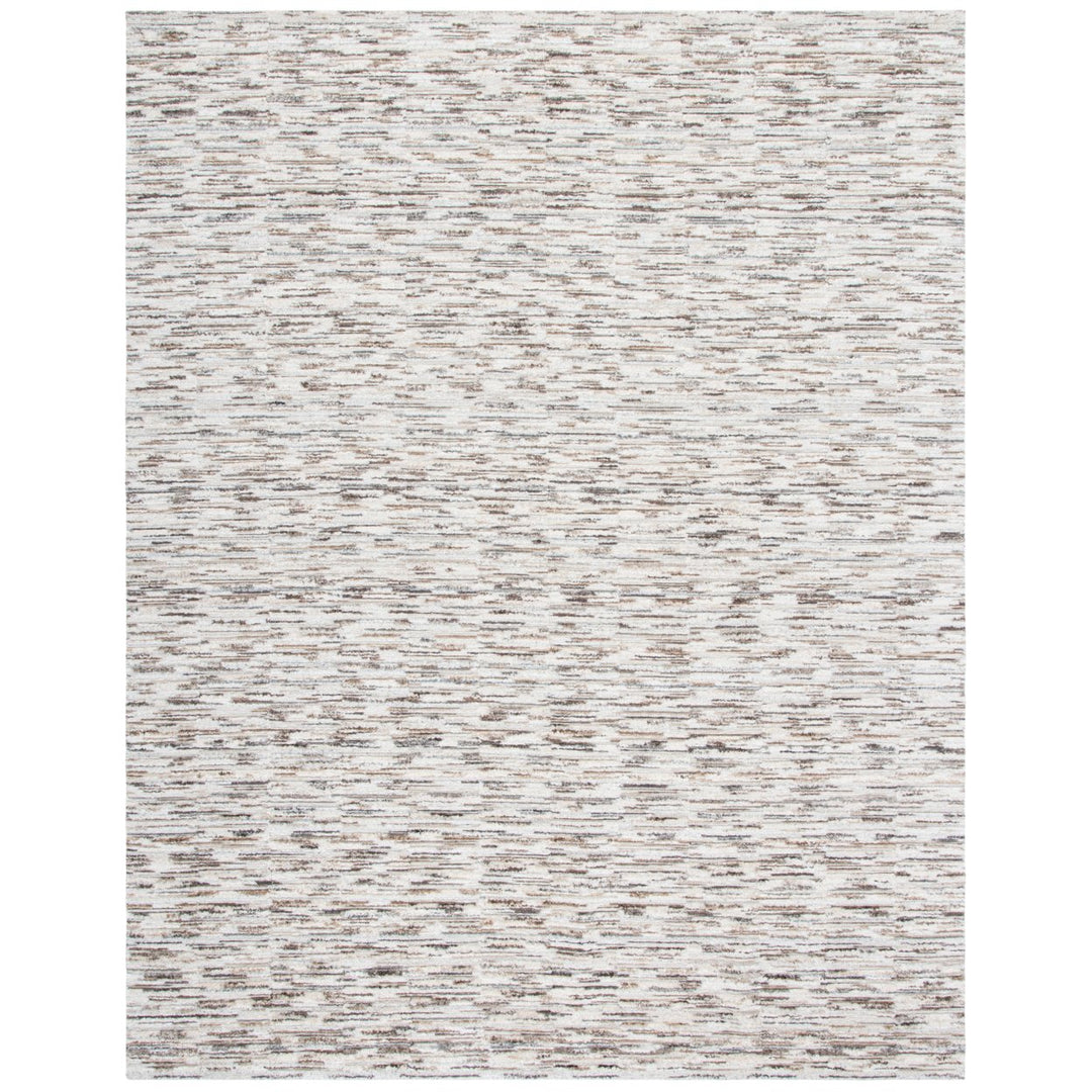 SAFAVIEH Elements ELM202T Handmade Brown / Light Grey Rug Image 1