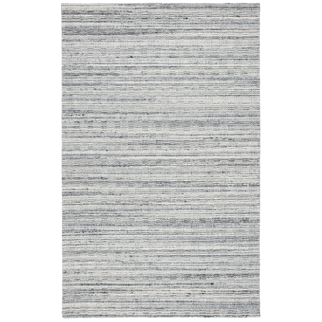 SAFAVIEH Elements ELM301Z Handmade Black / Light Grey Rug Image 2